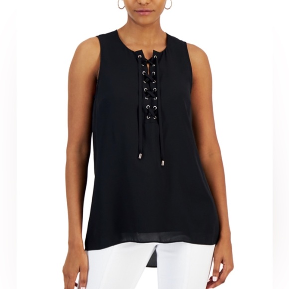 INC International Concepts Tops - INC Black tunic. Size S